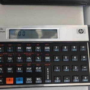 HP 12C Financial Calculator - Black